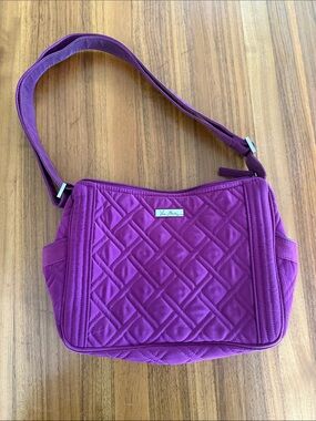 Vera Bradley Quilted Plum Shoulder Bag